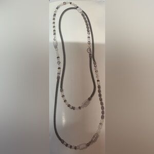 Vintage Brighton Soho Long Necklace - Glass/Glass Pearl/Freshwater Pearl/Crystal